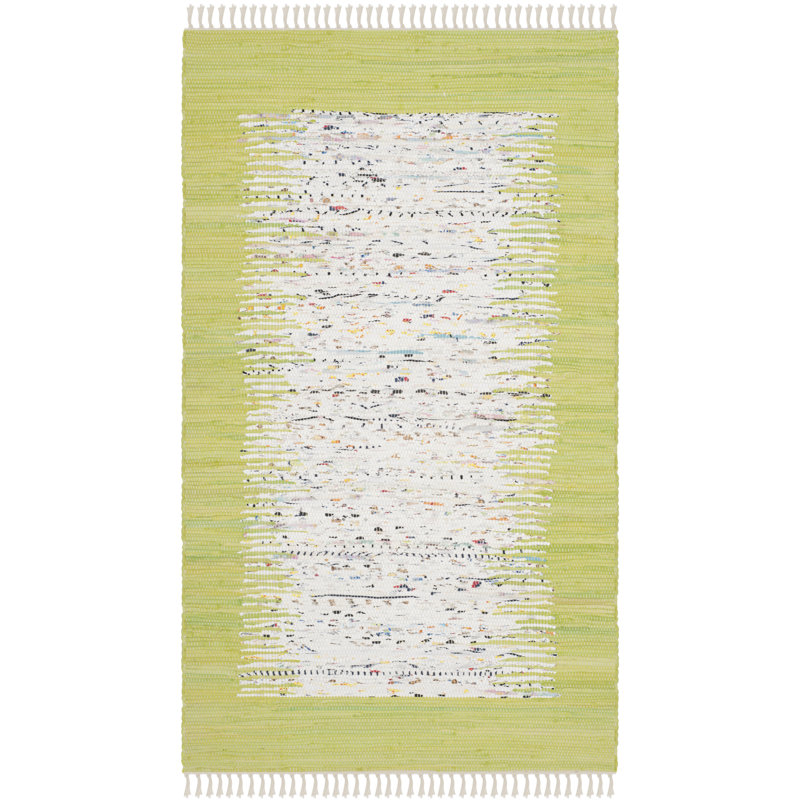Fender Cotton Hand Woven Area Rug, Rectangle 122 x 183 cm