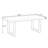 Dark Walnut Rectangular Solid Wood Writing desk-1667572358