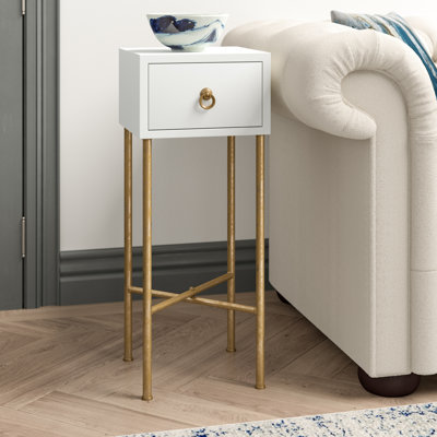 Table de bout avec rangement Jamie-Lee