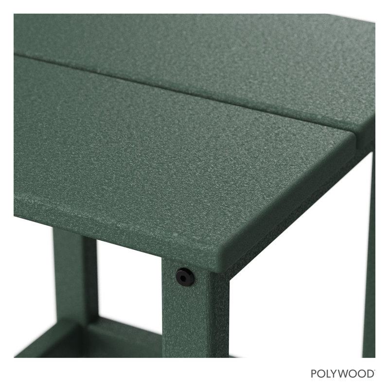 Table d'appoint carrée 18 po Studio, Vert