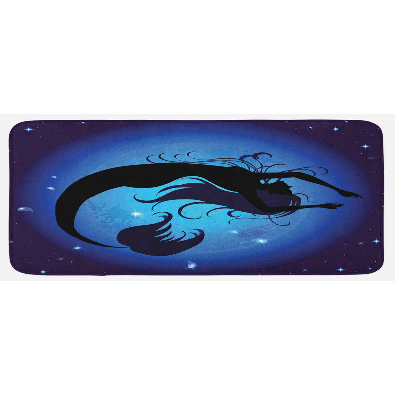 Tapis de cuisine sirène