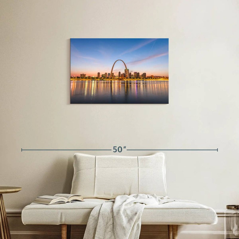 Rorry St Louis Skyline Lights, 20" H x 30" W