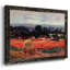 Le coquelicot Blumefeld (la grange), peinture sur toile encadrée-909035599-909035612
