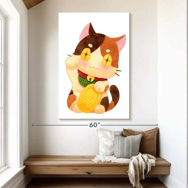 Chat chinois Brampt, H 51 po x l 34 po