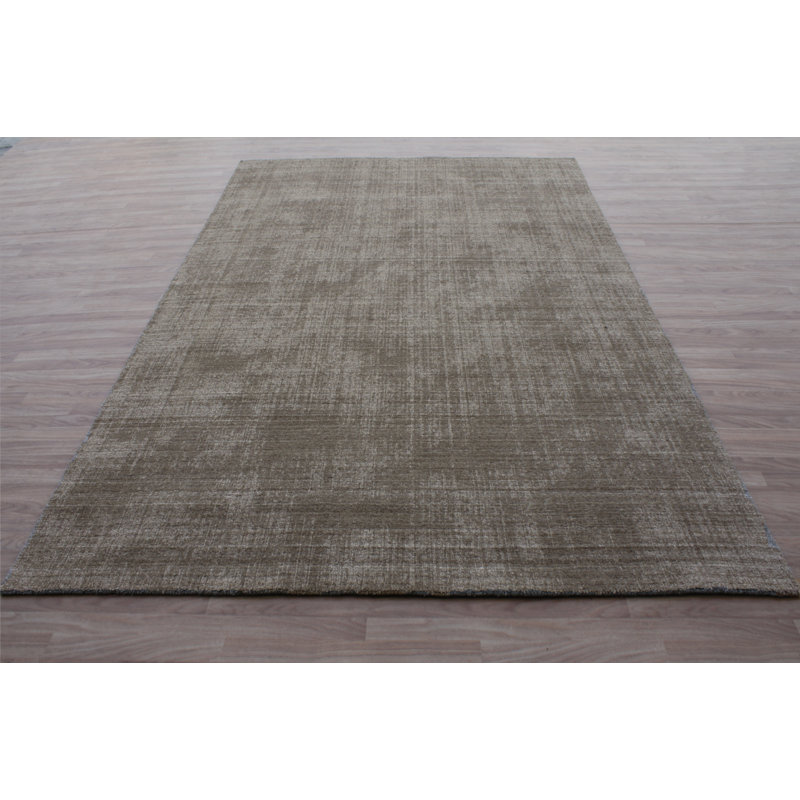 Tapis brun tissé à la main Hyannis, Rectangle 9 pi 6 po x 13 pi