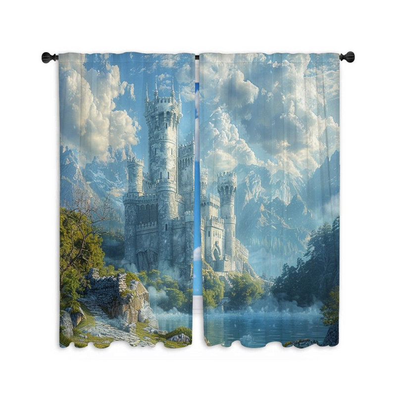 Jafar Room Darkening Curtain Pair, 20" W x 63" L