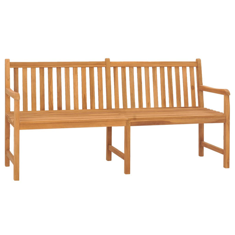 Orkin Solid Wood Teak Outdoor Bench, 90cm H x 180cm W x 60cm D