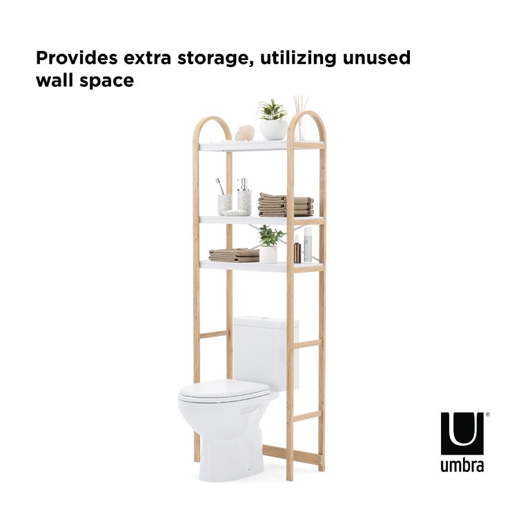 Urban Outfitters + Minimal Rose Gold Standing Bathroom Storage