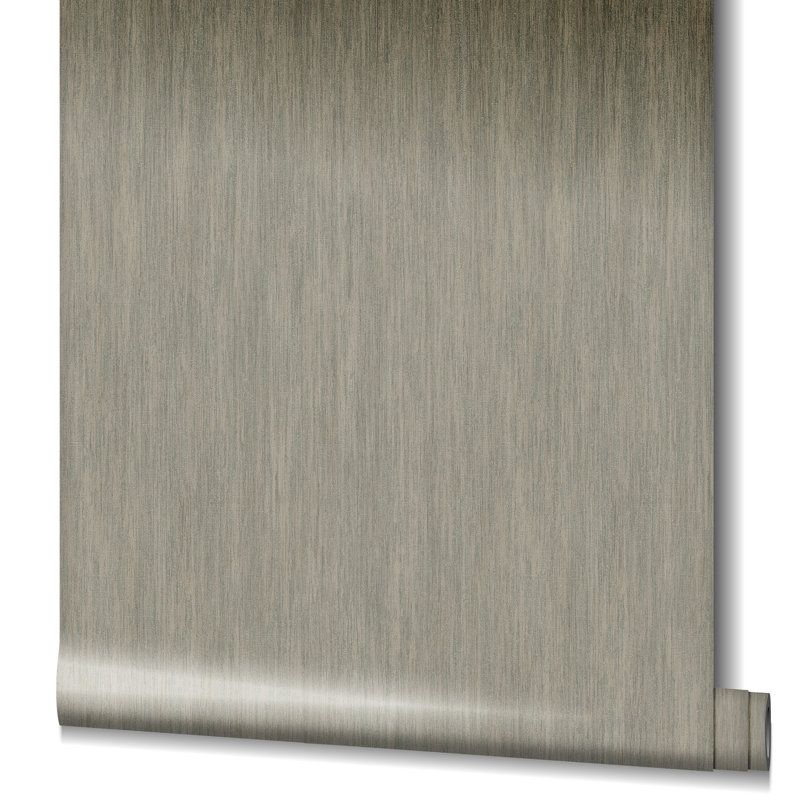 Rouleau de papier peint effet terre lustré Earth Collection, Gris