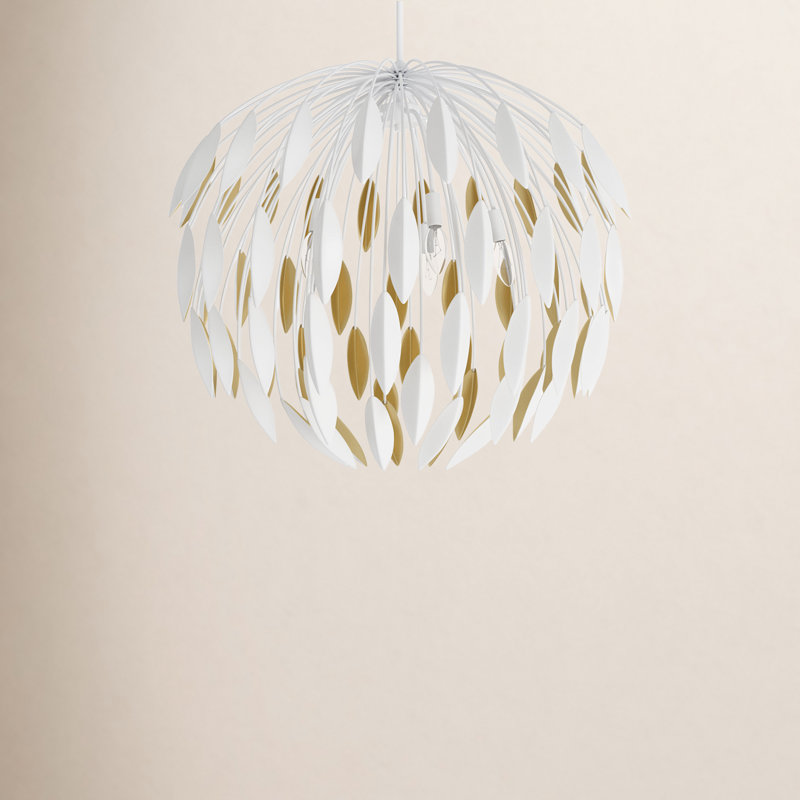 5 - Light Novelty Pendant, White