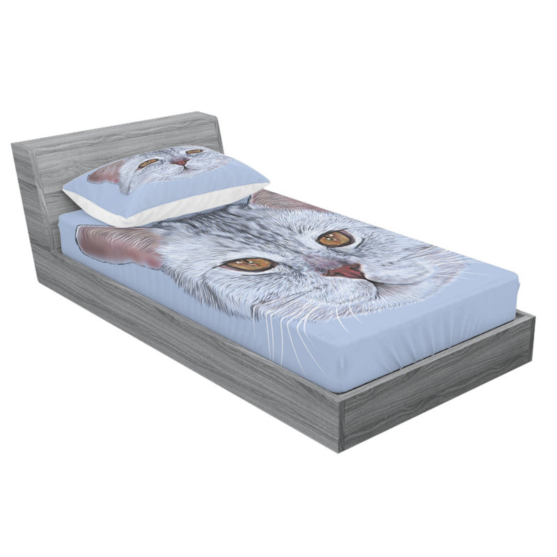 Microfiber Sheet Set, Twin XL Sheet Set with Fitted Sheet