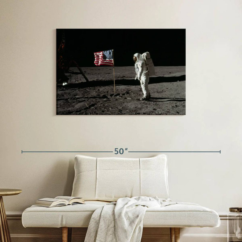 Oberle Man On The Moon III, 26" H x 39" W