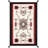 Rectangle Tuscany Southwestern Handmade Flatweave Wool Area Rug in Red/White/Brown-88849989