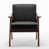 Black Faux Leather selected