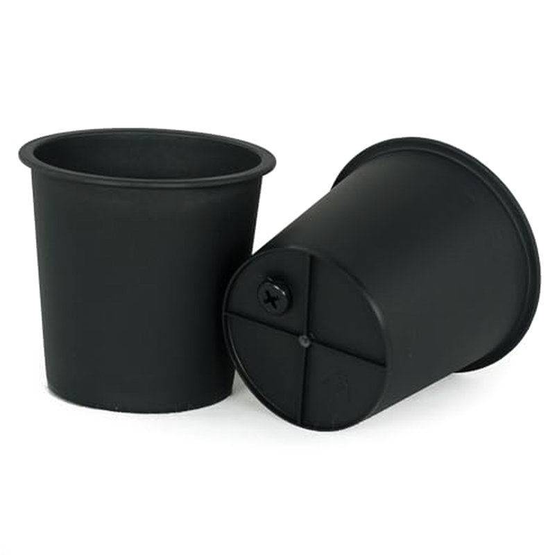 6.3" Round Garden Plastic Pots With Drainage  5 . All-Weather Durability. Ideal For Nursery Plants. To Cracking And Fading. 5 Use. Plant Pot. Fading