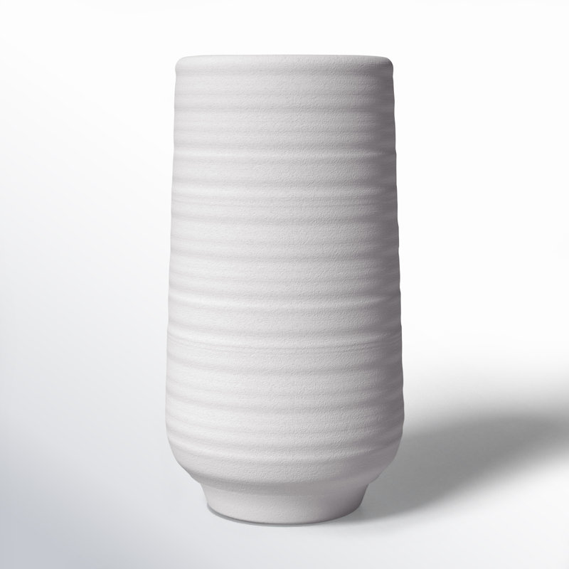 Canella Handmade Concrete Table Vase, 16" H x 8" W x 8" D