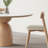 Modern Round Solid Wood Dining Table-1098933986