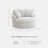 Snodoodle Oversized Swivel Accent Chair