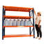 Étagère robuste pour garage - capacité de 4 400 lb, 4 niveaux, assemblage, atelier, unités de bureau, garage réglable, commercial, maison