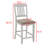 Foldable Leaf Solid Wood Dining Table with Storage, 5-Person Set with Chairs for Small Spaces