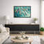 «Surfer Boards in Ocean», art du salon, impression sur toile encadrée-128129550-128129548