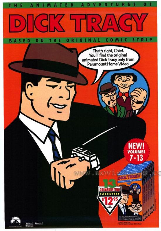 Affiche de film Dick Tracy (11 x 17)