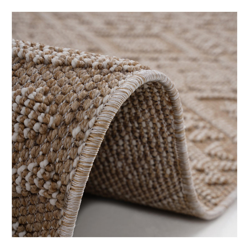 Collection Natural / Traditional Indoor / Outdoor Area Rug, Rectangle 7'9" x 10'