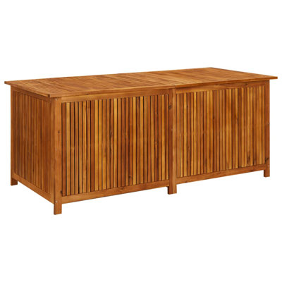 vidaXL Outdoor Storage Box, Deck Box, Solid Acacia Wood