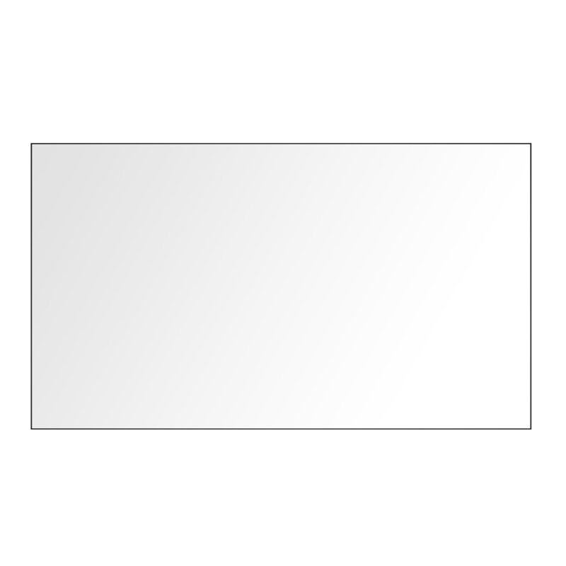 Grand miroir mural de salle de bain 84 x 48 pouces avec structure en aluminium 84 x 48, 46,69 po x 82,47 po