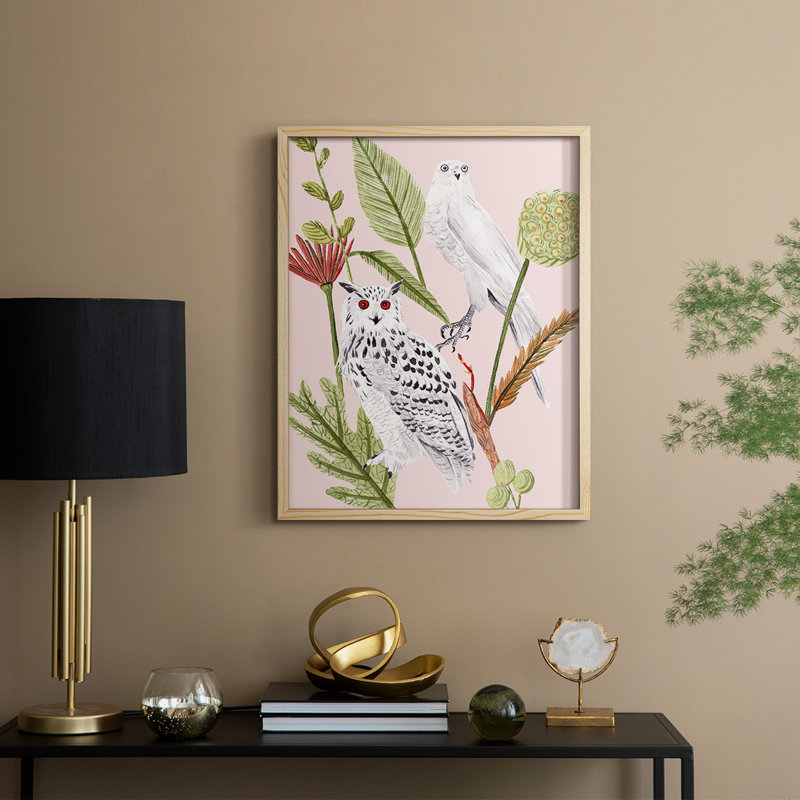 Birds in Motion V Framed Print - Solid Wood, 30" H x 24" W