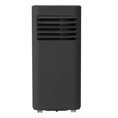 Serenelife SLPAC182B Portable Air Conditioner-8000 BTU Capacity (ASHRAE) Compact Home A/C Cooling Unit With Built-In Dehumidifier & Fan Modes, Includes Window Mount Kit (Black)