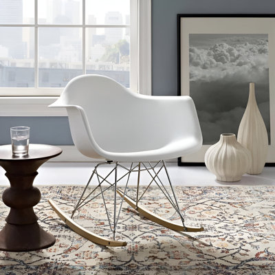 Chaise berçante à bascule