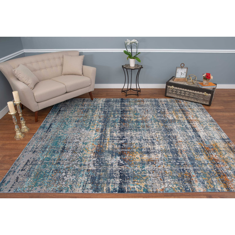 Ziebarth Oriental Indoor Rug, Rectangle 4' x 6'2"