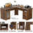 Detcho 60'' L Shaped Executive Desk with Drawers and Power Outlets-673389980