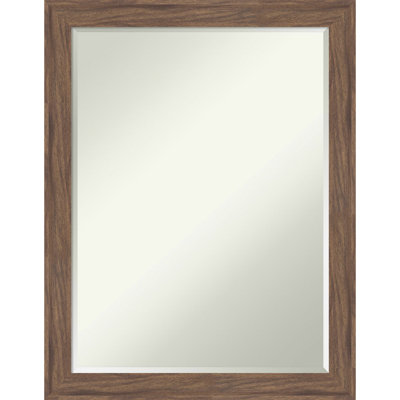 Miroir mural de salle de bain étroit et moyen pia Brown