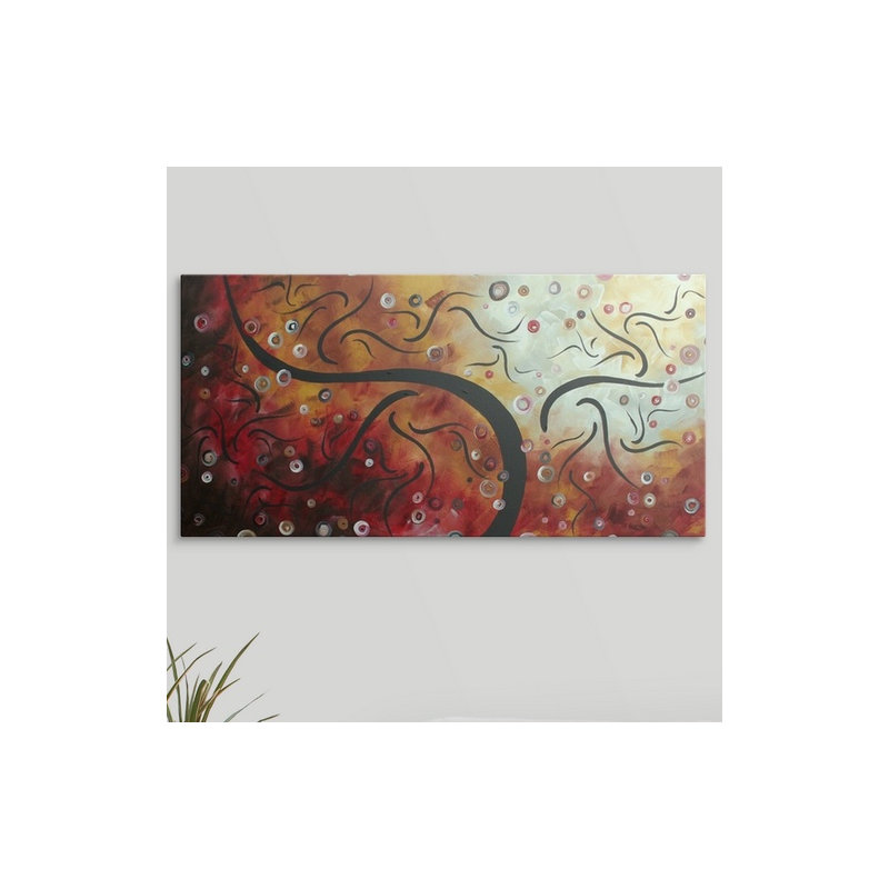 " Winter Wine " by Megan Duncanson, 15" H x 30" W x 1.5" D, Canvas