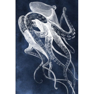 Octopus Sway II by Grace Popp - No Frame Print on Canvas