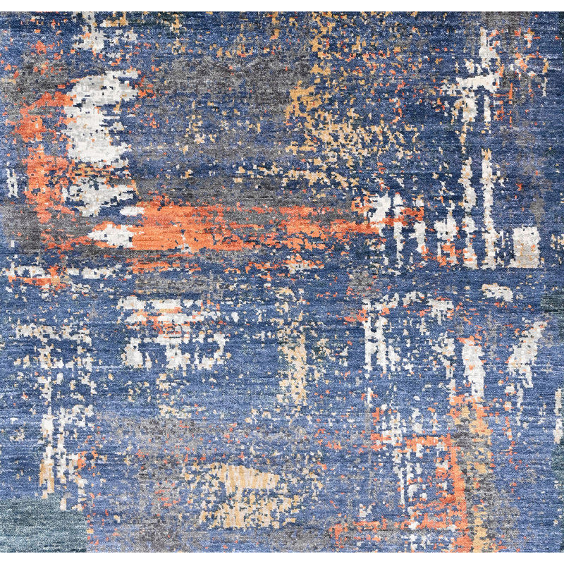 Hand Knotted Viscose Indoor Rug