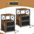 Nightstand Set With Charging Station End Side Tables Set With Storage Drawers And USB Ports & Power-721173948
