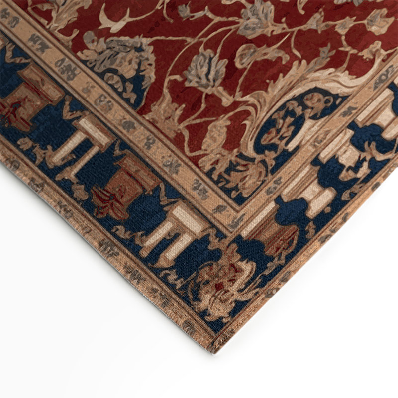 Tapis noir français intérieur et extérieur, Rectangulaire 3 pi x 5 pi