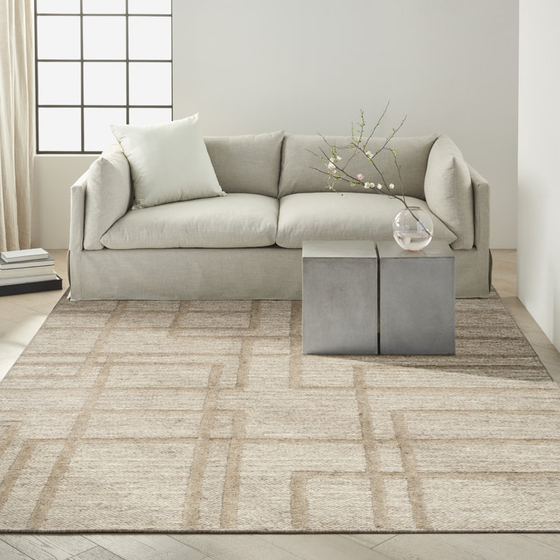 Calvin Klein CK045 Impressions Camel Modern Indoor Rug, Rectangle 7'9" x 9'9"