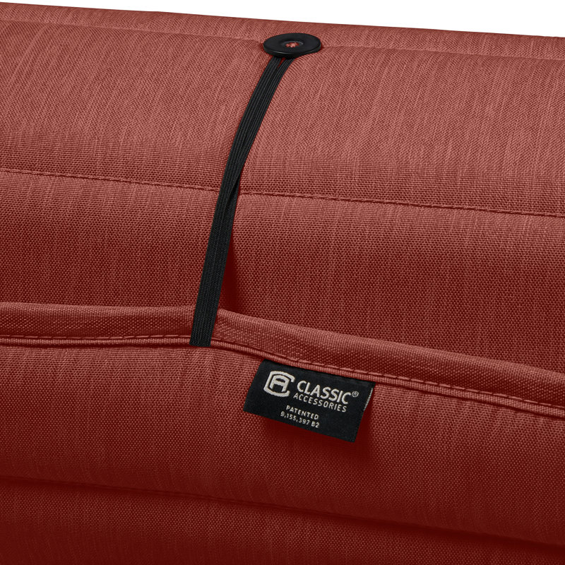 Outdoor Chaise Lounge Cushion, Heather Henna, 80" L x 26" W