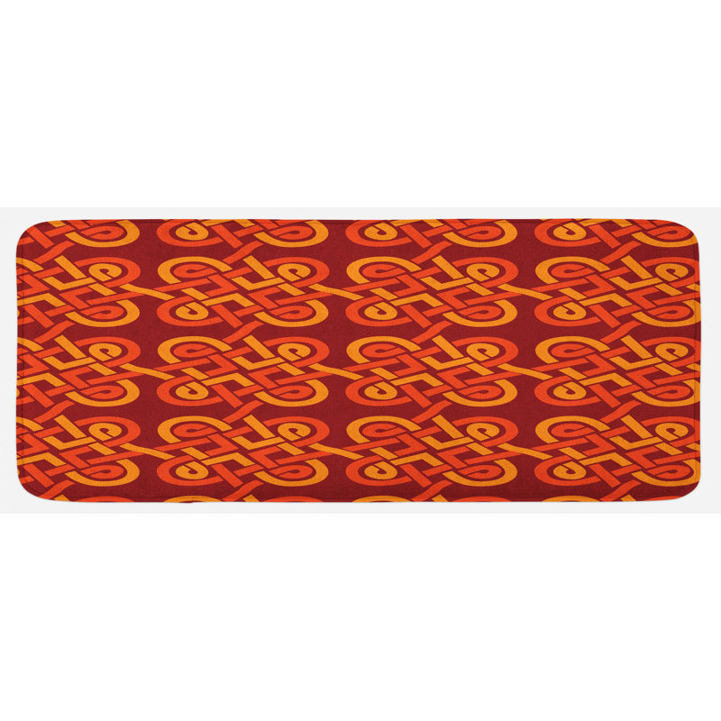 Eclectic Polyester Kitchen Mat