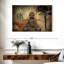 Bouddha croyant, reproduction sur toile-2141762954