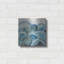 Brayden Studio® «Variation Blue Grey III» par Silvia Vassileva, art mural en métal, MTL-1375-395333