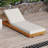 Lounge chaise Set, Acacia solid wood with Lounge Cushion-118504338