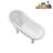 53.1'' x 25.6'' Freestanding Soaking Acrylic Bathtub-72770250-76285532