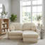 Canapé en L avec assise profonde et repose-pieds amovible-128969657-128969660