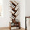 Rustic 6-tier Tree Bookshelf