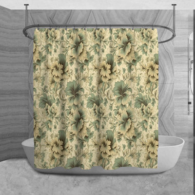 Rideau de douche à motif floral mozetta